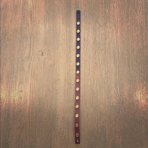 Tory Burch leather wrap bracelet